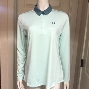 Under Armour Golf/Tennis/Pickleball L/S Polo, NWT!